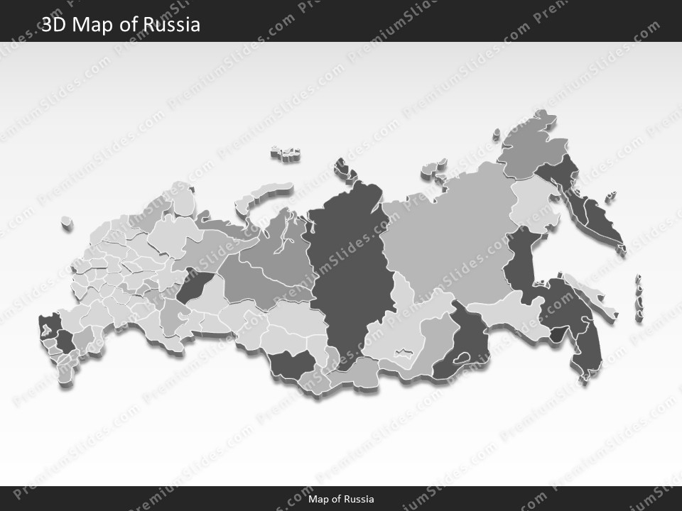 Russia Flag With Map Monotone Icon In Powerpoint Pptx Png And Editable Eps  Format