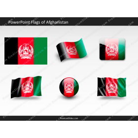 Free Afghanistan Flag PowerPoint Template
